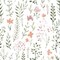 Springs Creative Flannel Colton Watercolor Floral 100% Cotton Baby